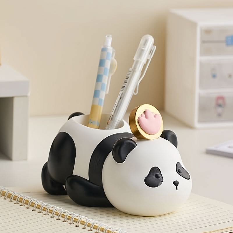 Resin Panda Desk Organizer