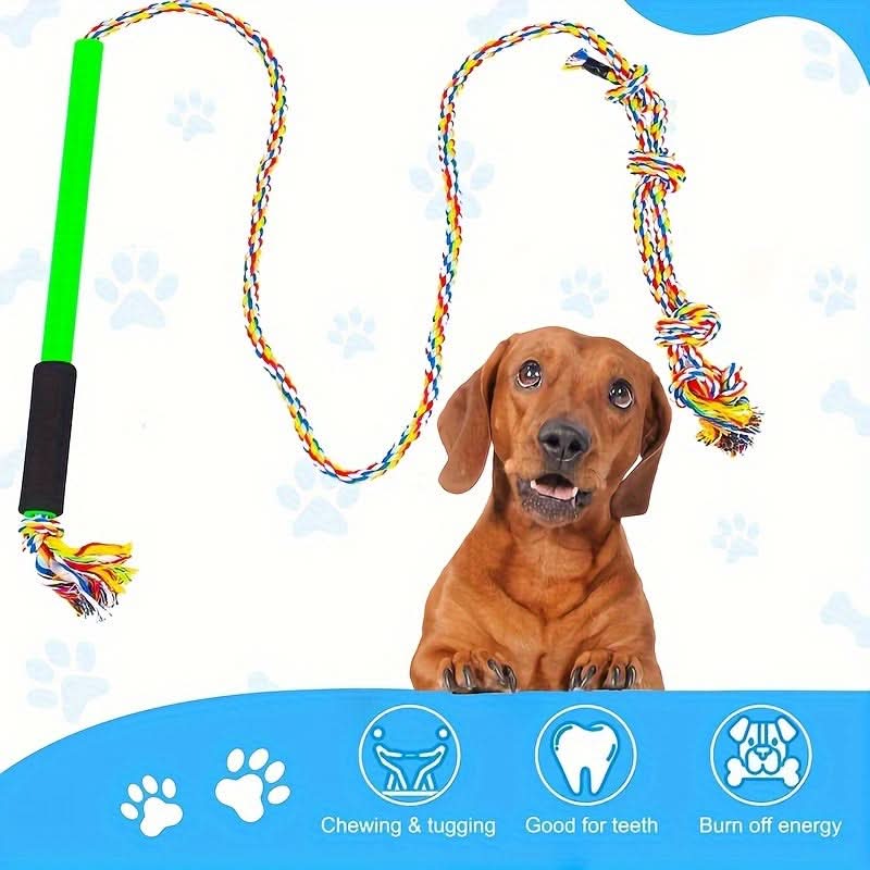 Sparkle Paws Dog Flirt Pole – Interactive Toy