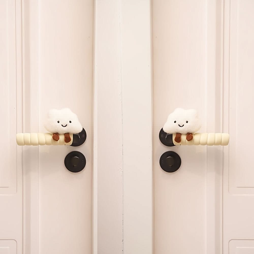 Anti-Static Cloud Door Handle Gloves – Cute Bedroom Door Protection Cover