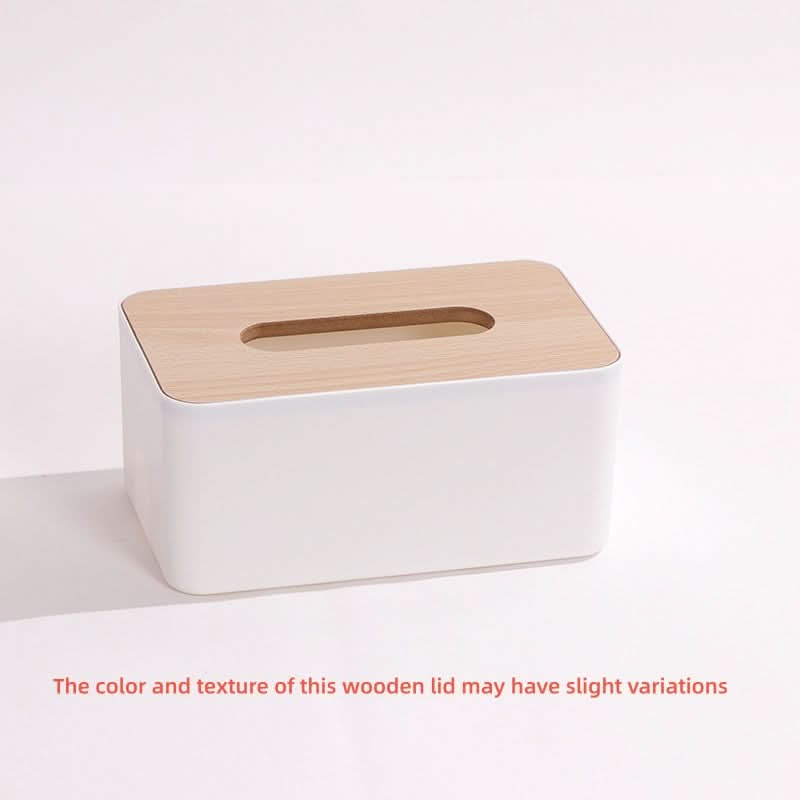 Wooden Tissue Box Holder for Home & Office