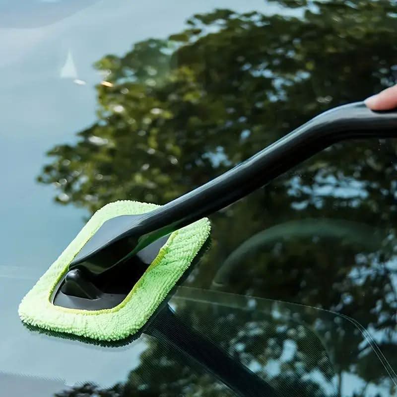 Long Handle Car Windshield Cleaner – Easy-Grip Glass Cleaning Tool
