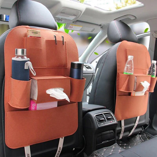 Felt Hanging Car Seat Organizer – With Handles