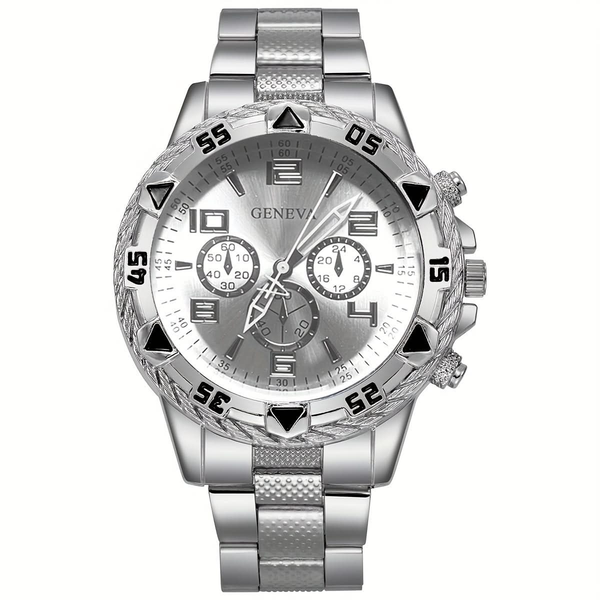 Stylish Men's Quartz Watch – Simple Elegance with Date Feature