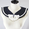 Women's Sailor-Style Detachable Navy Collar