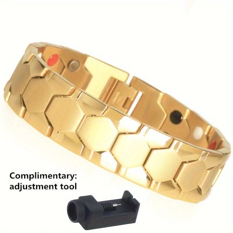 4-in-1 Boho Alloy Titanium Steel Bracelet – Waterproof & Stylish