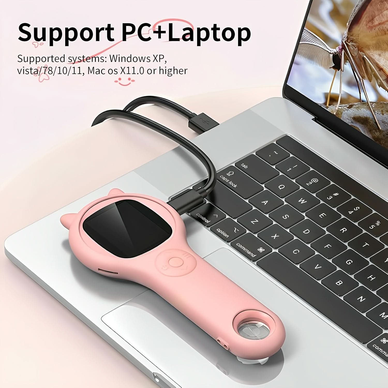 Portable Kids Microscope – 2 Million Pixels Digital Handheld Magnifier