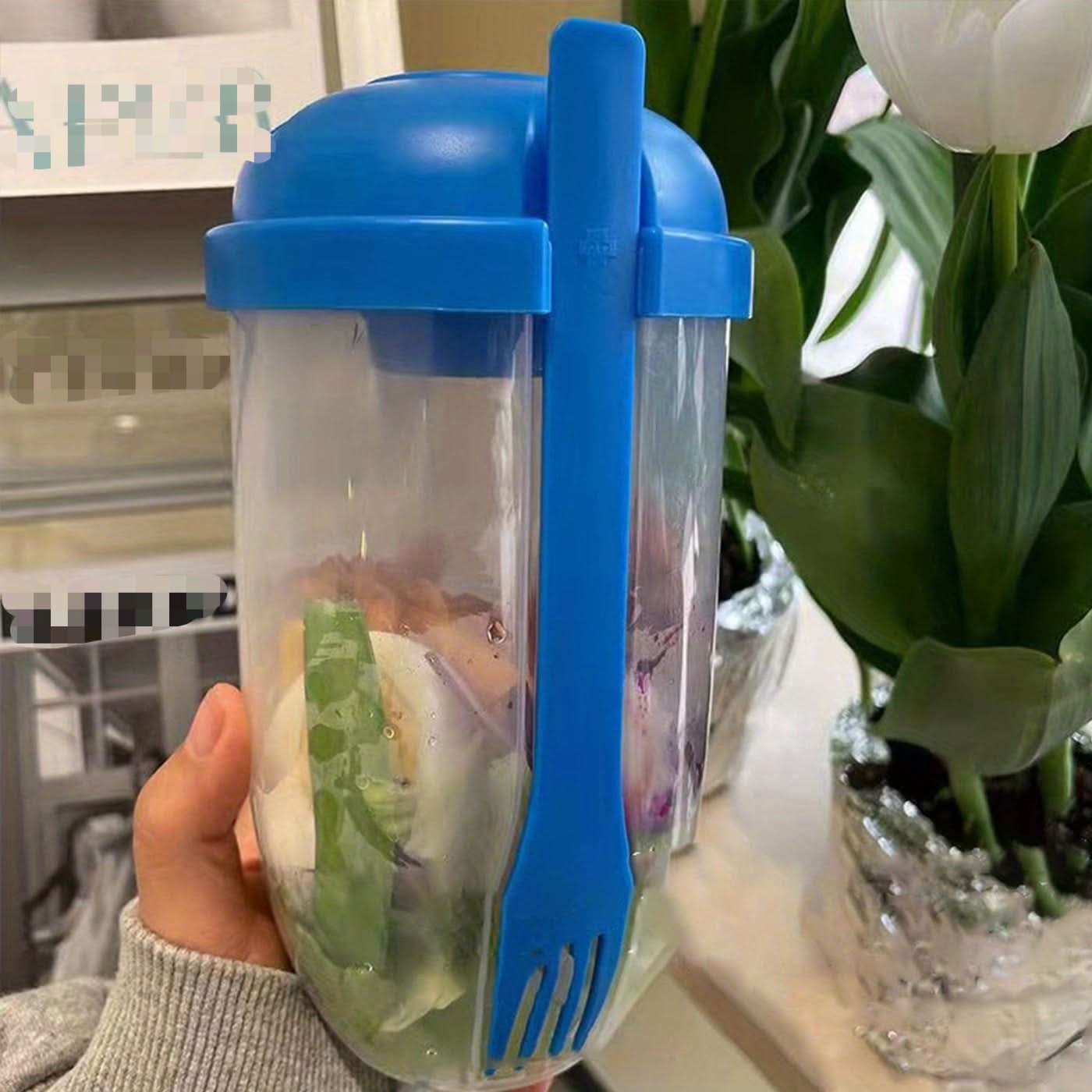1000ml Salad Shaker Cup with Lid