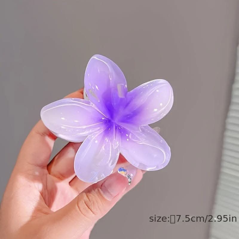 Vibrant Flower Shaped Hair Claw Clip – Trendy & Non-Slip