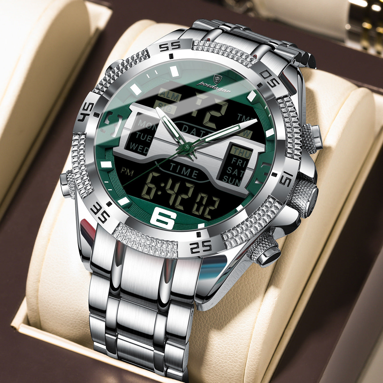 Poedagar E103 Multifunctional Sports watch for Men