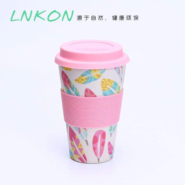 Bamboo Fiber Coffee Mug – Eco-Friendly Plant-Based Cup (400ml)