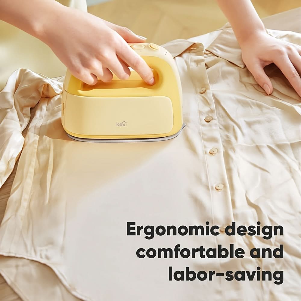 Portable Steam Iron for Clothes - Detachable Tank, Two-Speed