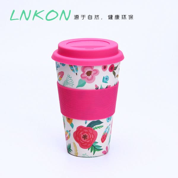 Bamboo Fiber Coffee Mug – Eco-Friendly Plant-Based Cup (400ml)