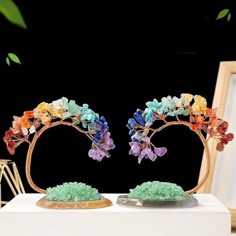 1 pc. 7 Chakra Tree Buddha Statue - Money Tree for Wealth & Luck