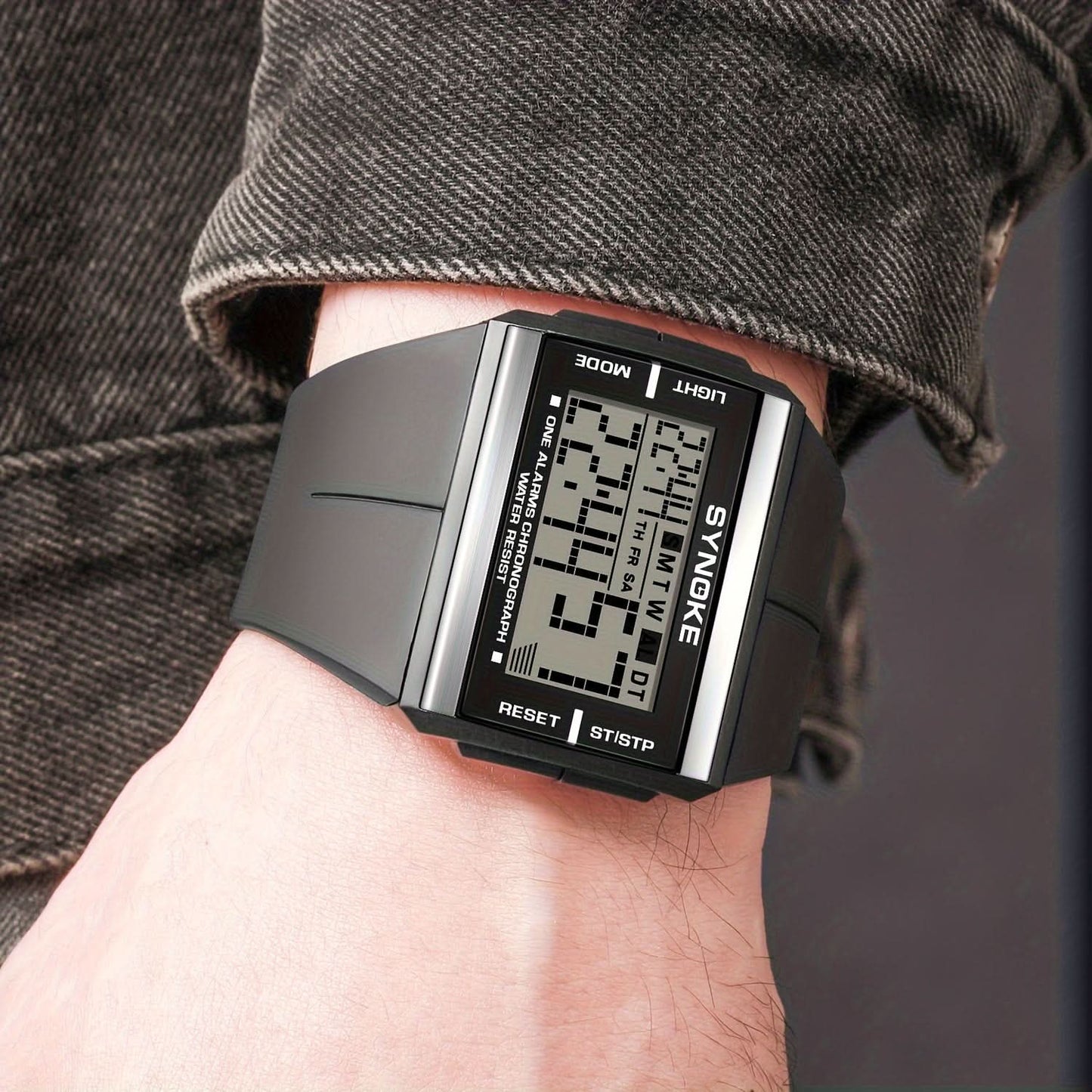 Men’s Digital Sports Watch with Alarm