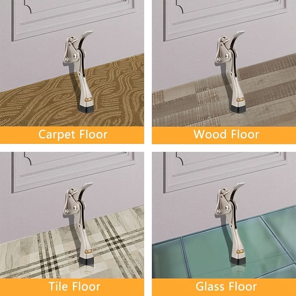 3-Pack Heavy-Duty Kickdown Door Stoppers