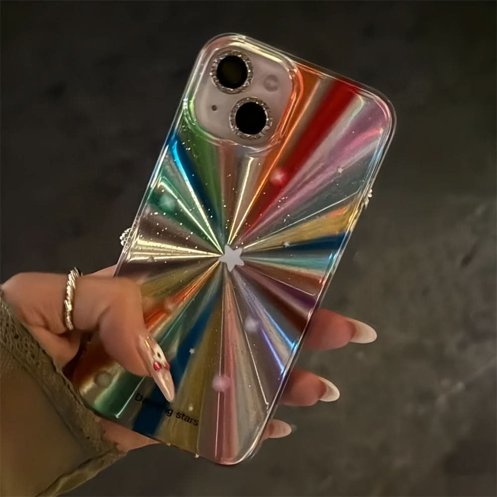 Radiant Glitter Rainbow iPhone Case