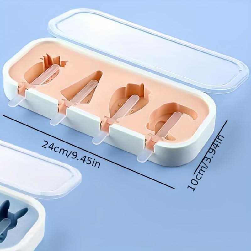 BPA-Free Silicone Ice Pop Mold - DIY Popsicle & Ice Cream Maker