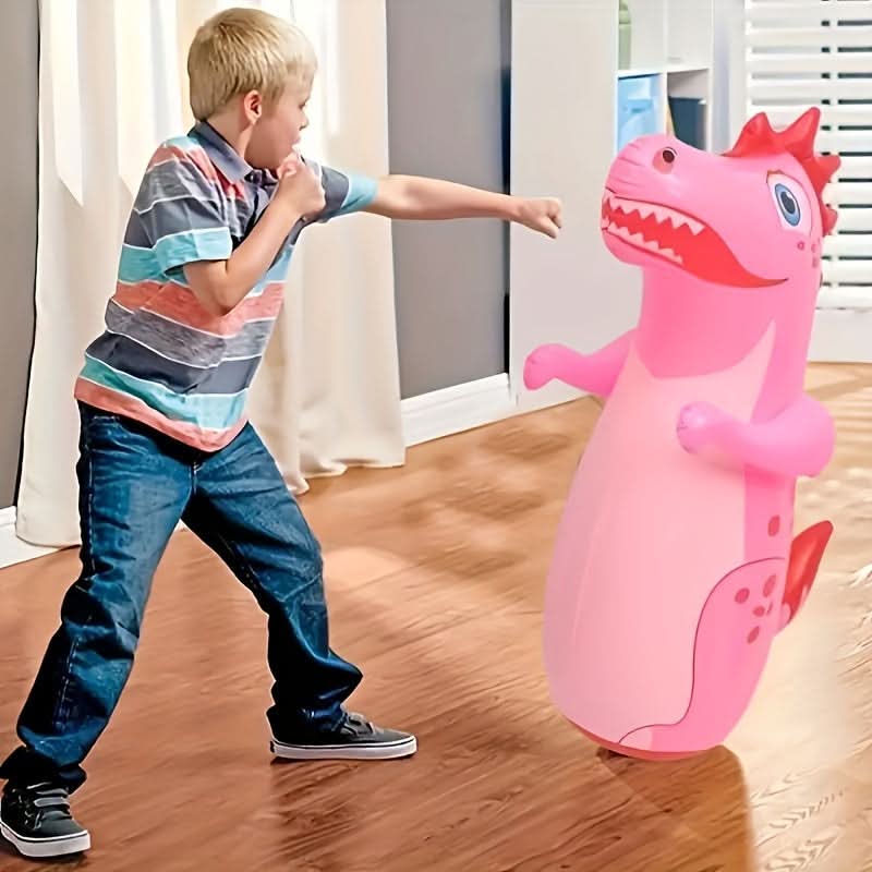 Durable PVC Dinosaur Inflatable Punching Bag for Kids – Outdoor Exercise & Fun Toy