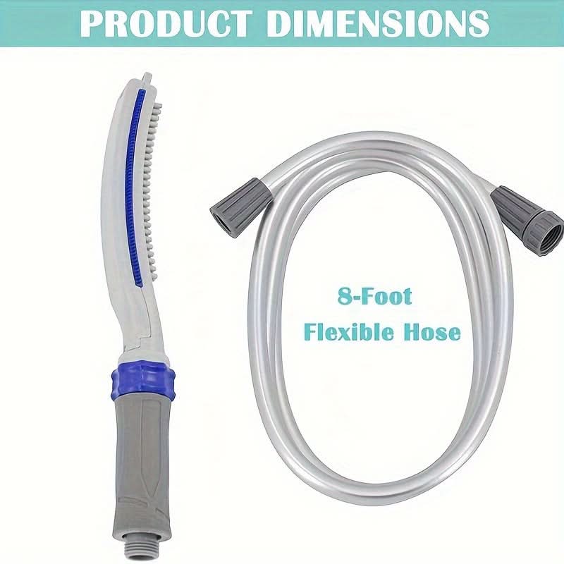 Adjustable Dog Bathing Sprayer with Comb