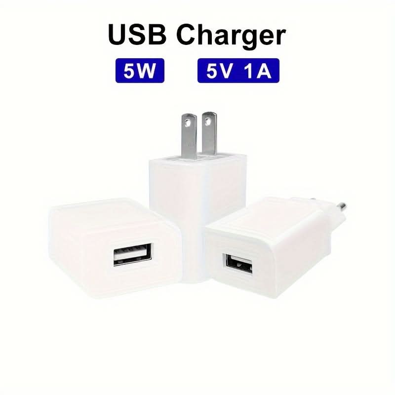 High-Speed USB Wall Charger for iPhone/Samsung
