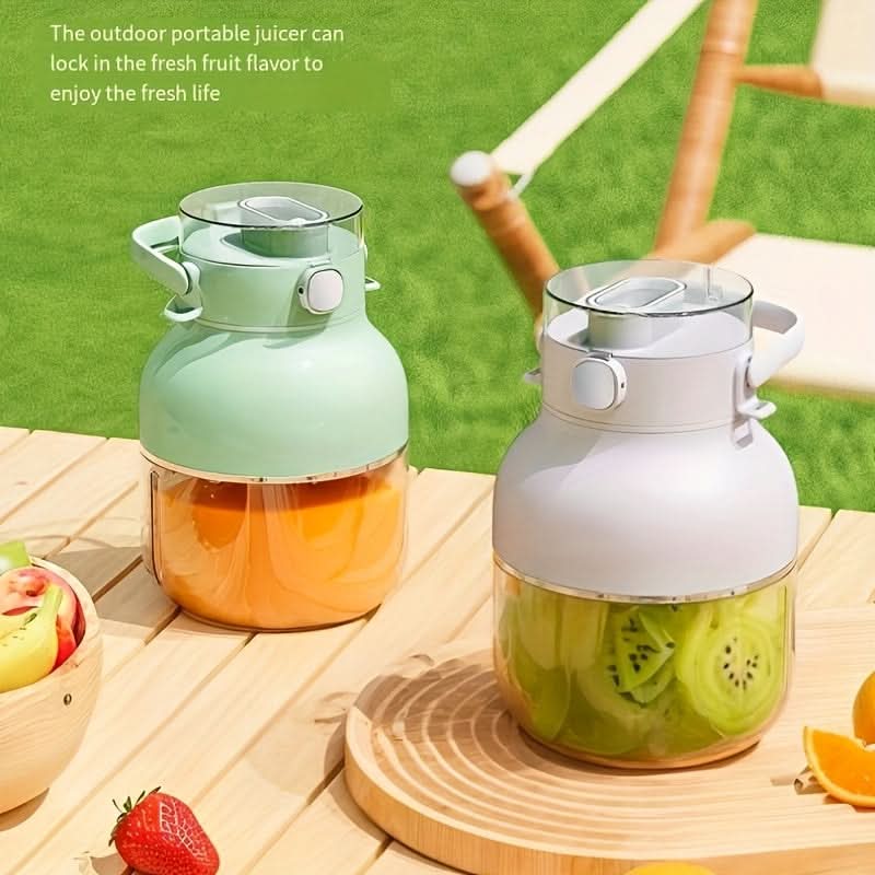 Portable Electric Juice Cup – 800ml USB Rechargeable Juicer Blender
