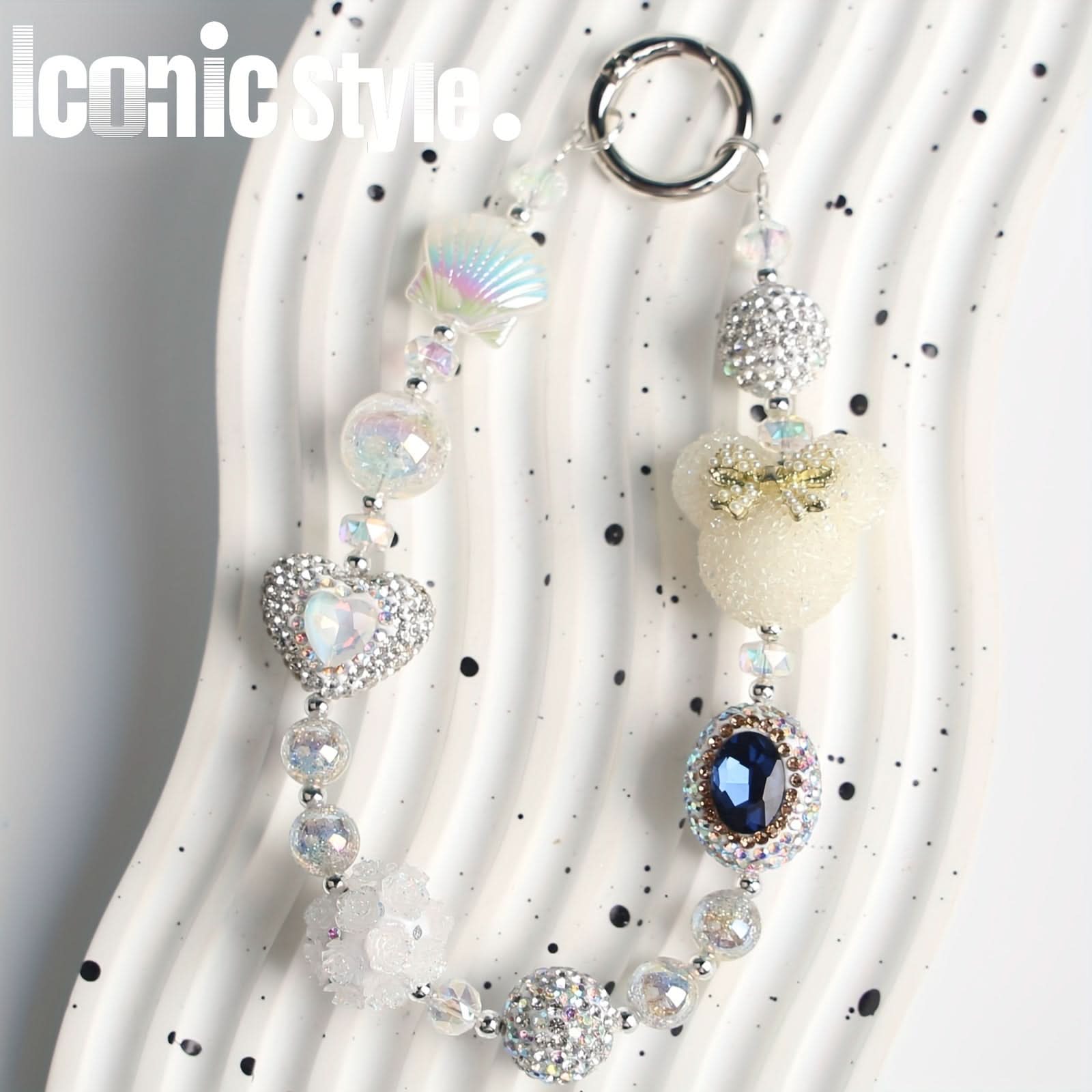 White Mobile Phone Chain – Women's Anti-Loss Wristband