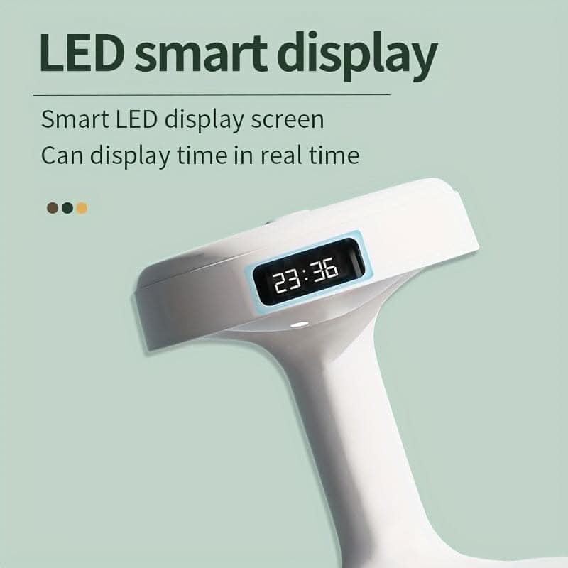 Anti-Gravity Humidifier with LED Clock Display – Ultrasonic Cool Mist Diffuser