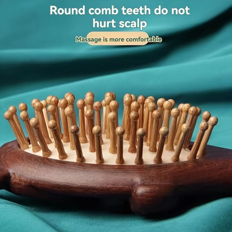 Wooden Bear Air Cushion Hair Brush