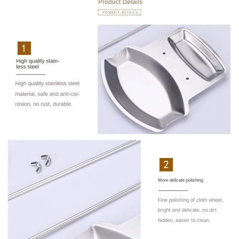 Large Capacity Pot Lid Rack with Drain Tray - Space-Saving Organizer