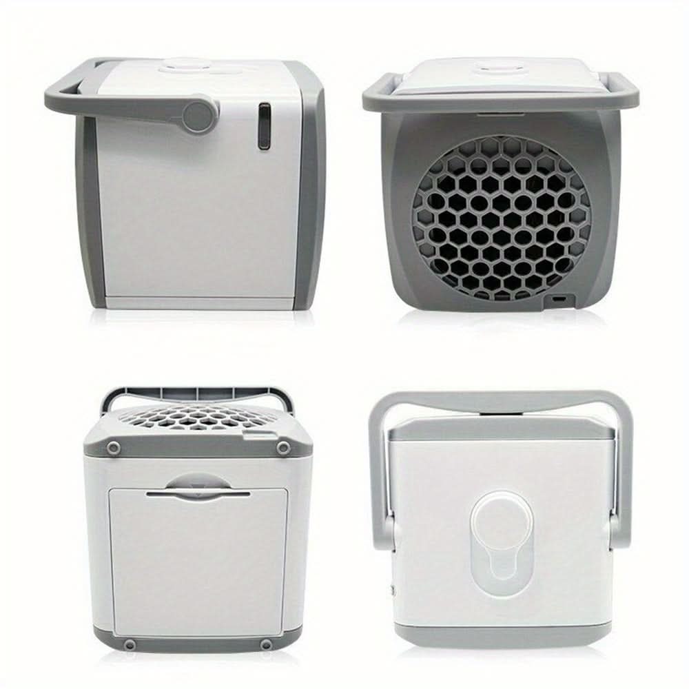Mini Portable Air Conditioner Fan – USB Powered with 3-Speed Settings