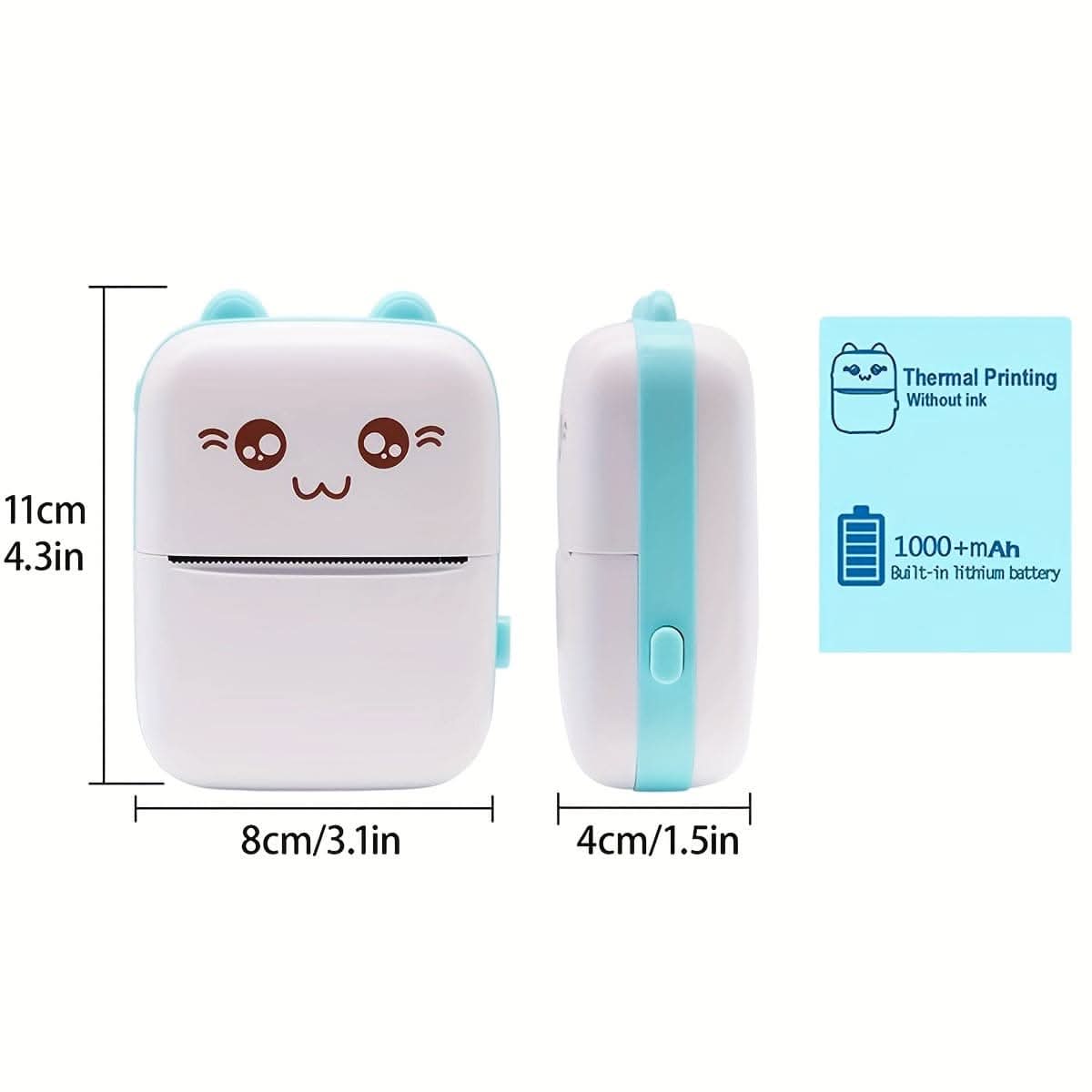 Bluetooth Mini Pocket Printer for Photos & Receipts