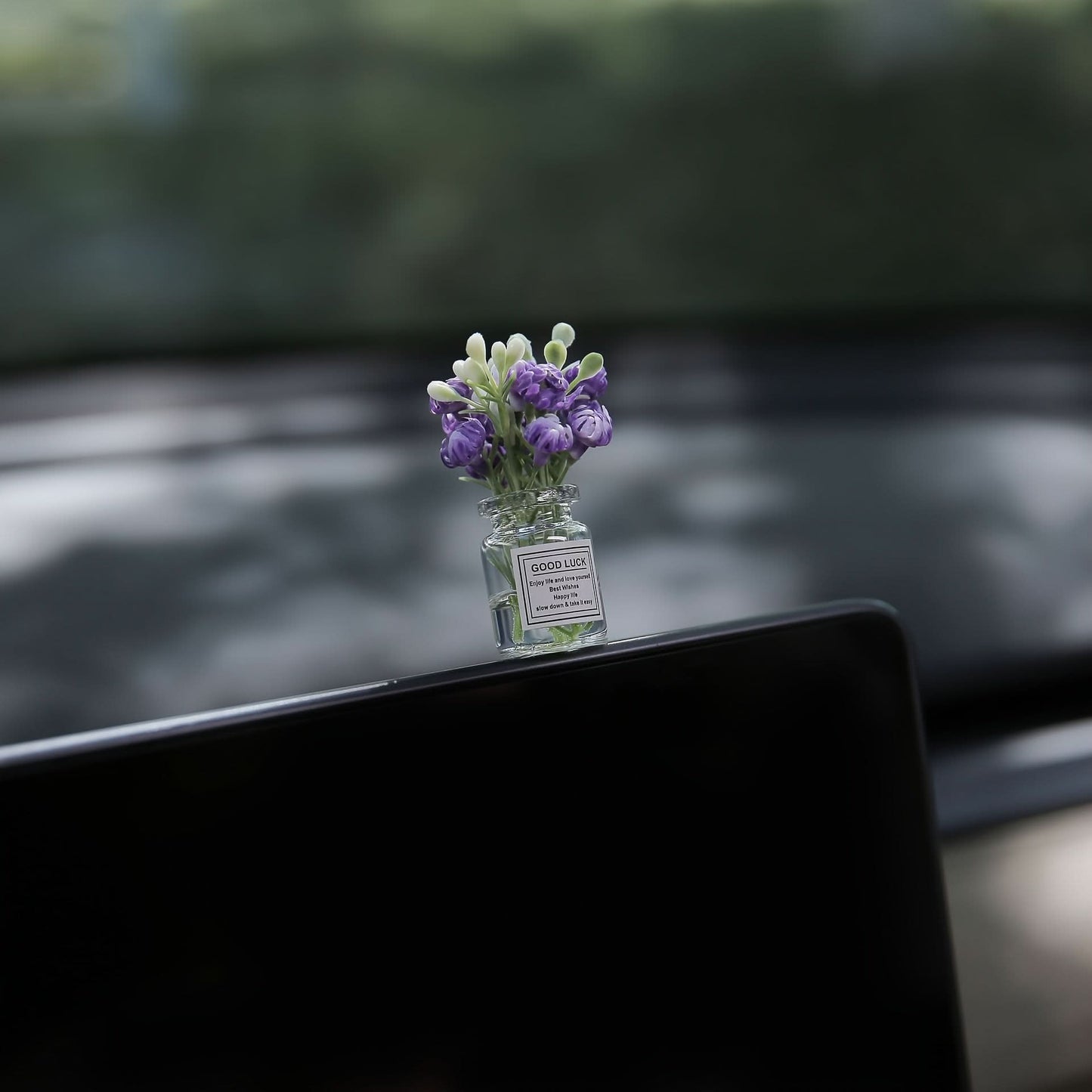 Miniature Glass Flower Pot – Elegant Tabletop Décor