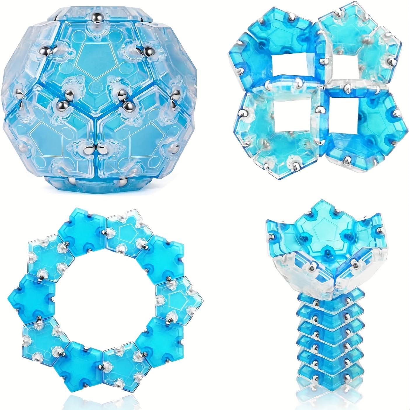 Magnetic Sphere Desk Toy – 12-Piece