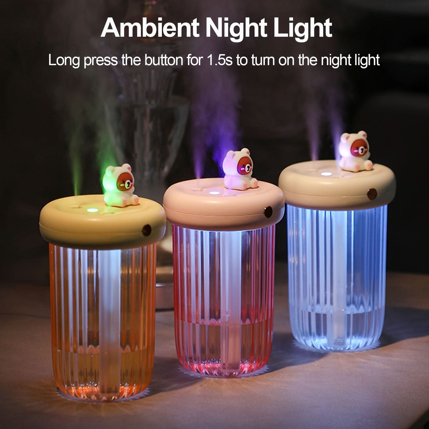 Bear USB Humidifier with Night Light