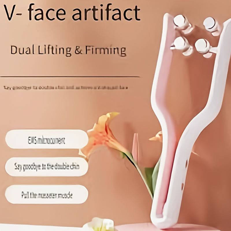 V-Face Slimming Roller Massage Device - EMS Face Massager for Women