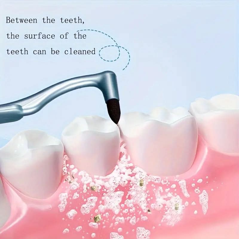 Ergonomic L-Shaped Tooth Stain Cleaning Brush