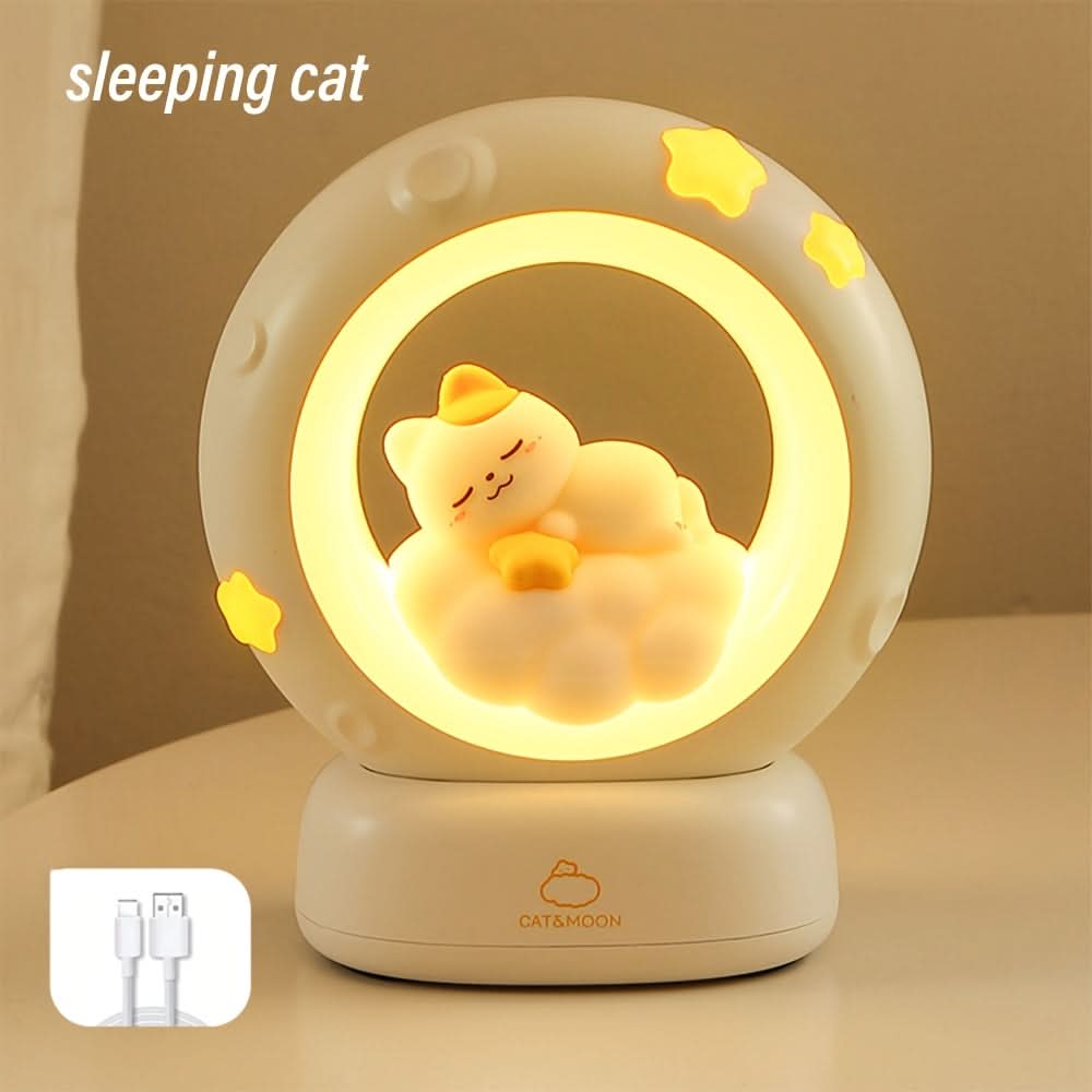 USB Rechargeable Cat Night Light