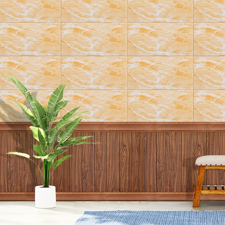 5pcs 3D Self-Adhesive Wall Border Stickers