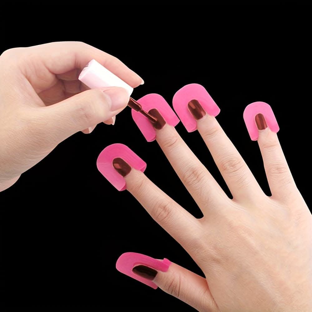 26-Piece Nail Care Kit for Women Spill-Proof Clips, Gradient Stickers & Manicure Tools