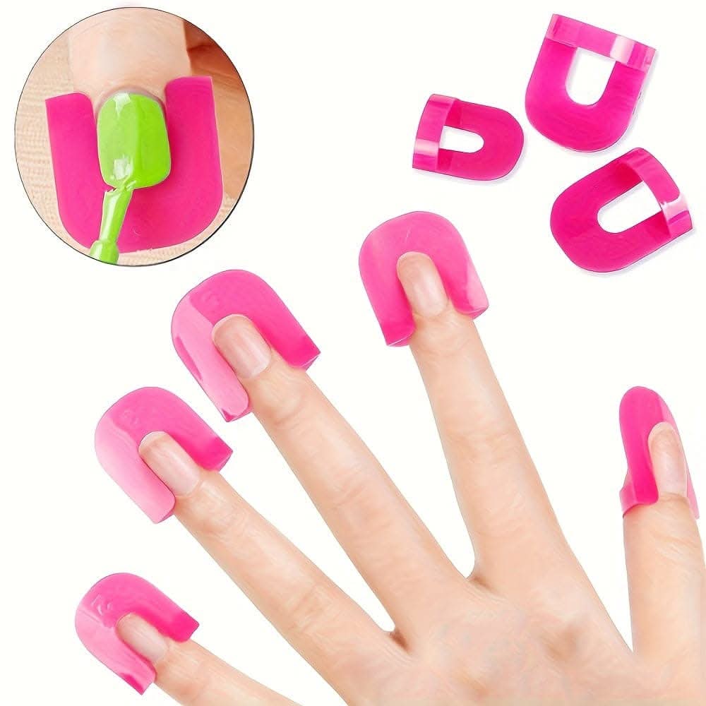 26-Piece Nail Care Kit for Women Spill-Proof Clips, Gradient Stickers & Manicure Tools