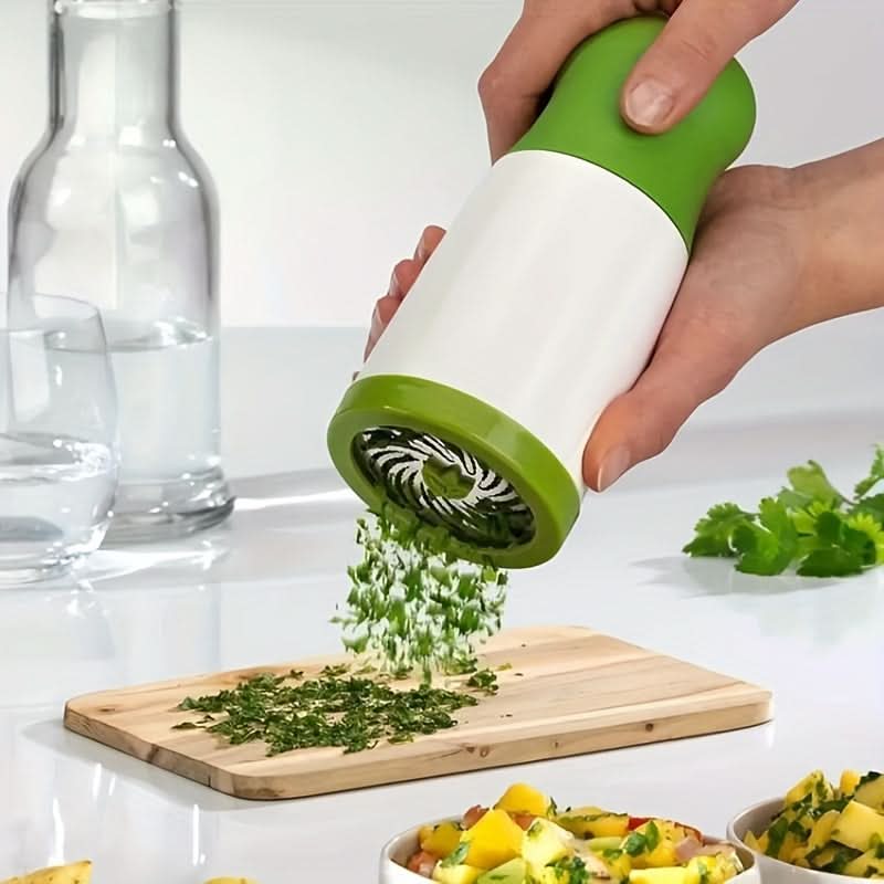 Deluxe Handheld Herb Crusher - Manual Spice Grinder for Fresh Herbs