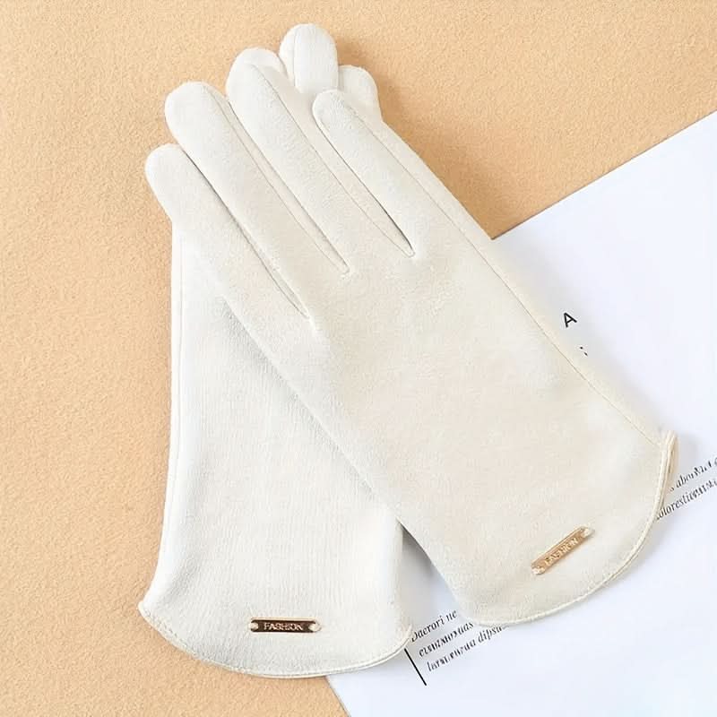 Fleece Lined Thermal Gloves for Winter Skiing