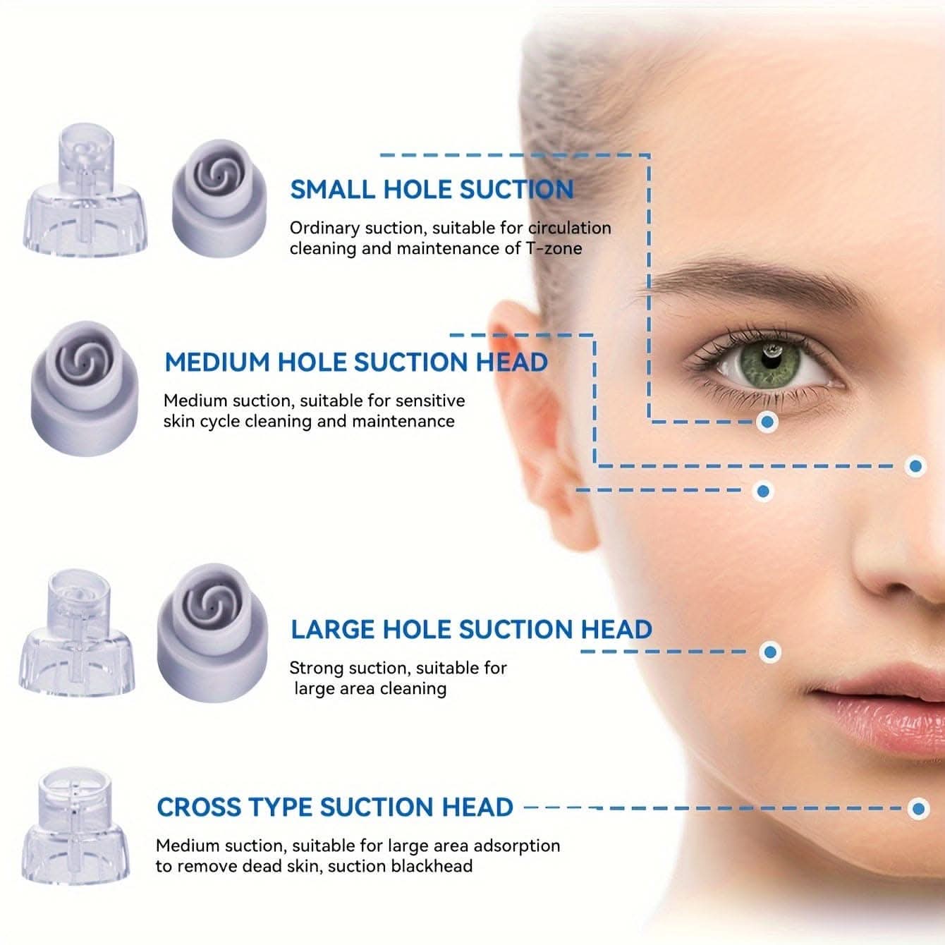 6-Head Electric Acne Pore Cleaner