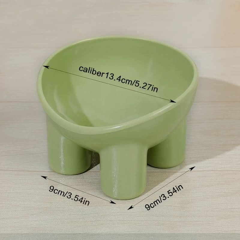 15-Degree Tilted Cat Bowls - Anti-Vomiting Elevated Set