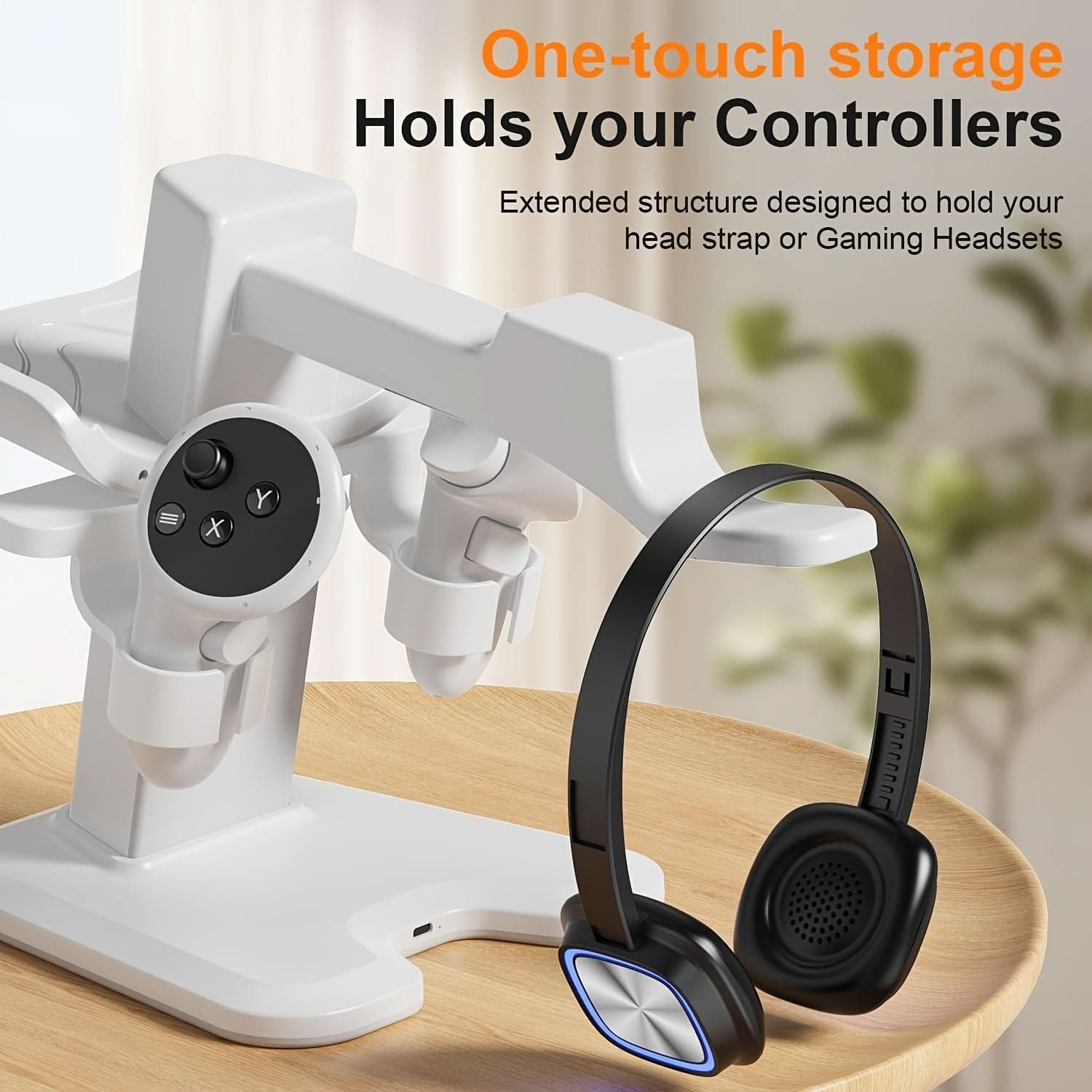 RGB Charging Dock Stand for Meta Quest 3 & 2