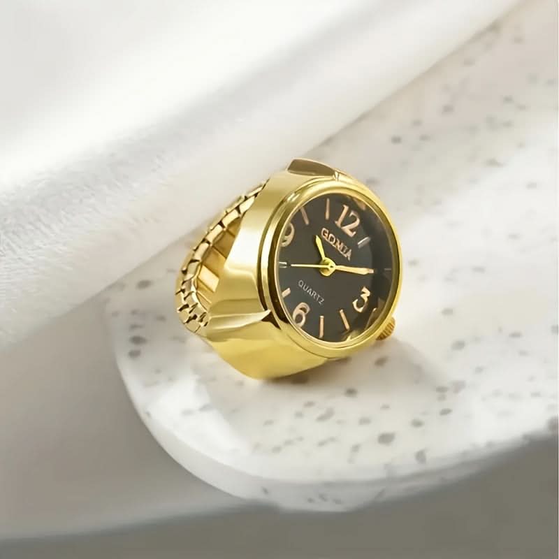 Women's Vintage Punk Finger Ring with Mini Alloy Watch