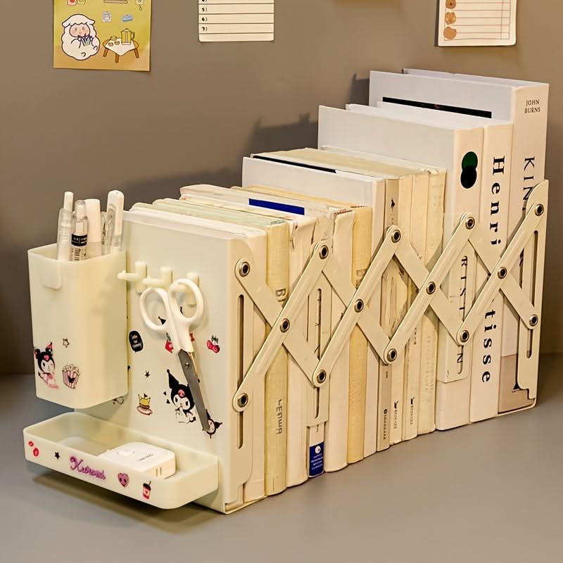 Adjustable Metal Desk Organizer File Rack