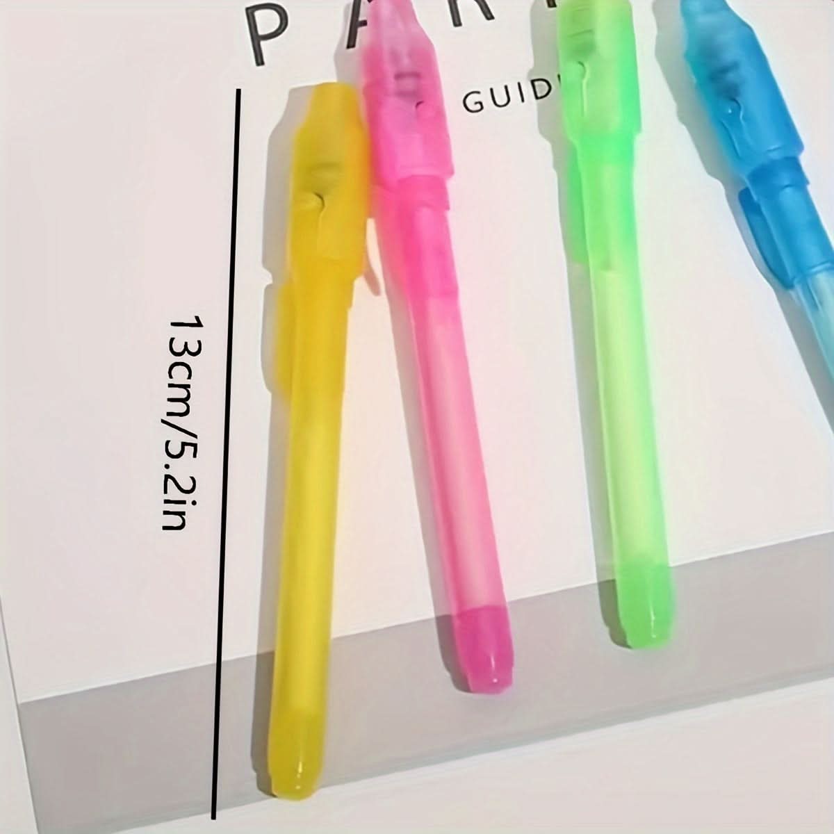 6-Pack Magic UV Glow Ink Pens – Invisible Markers