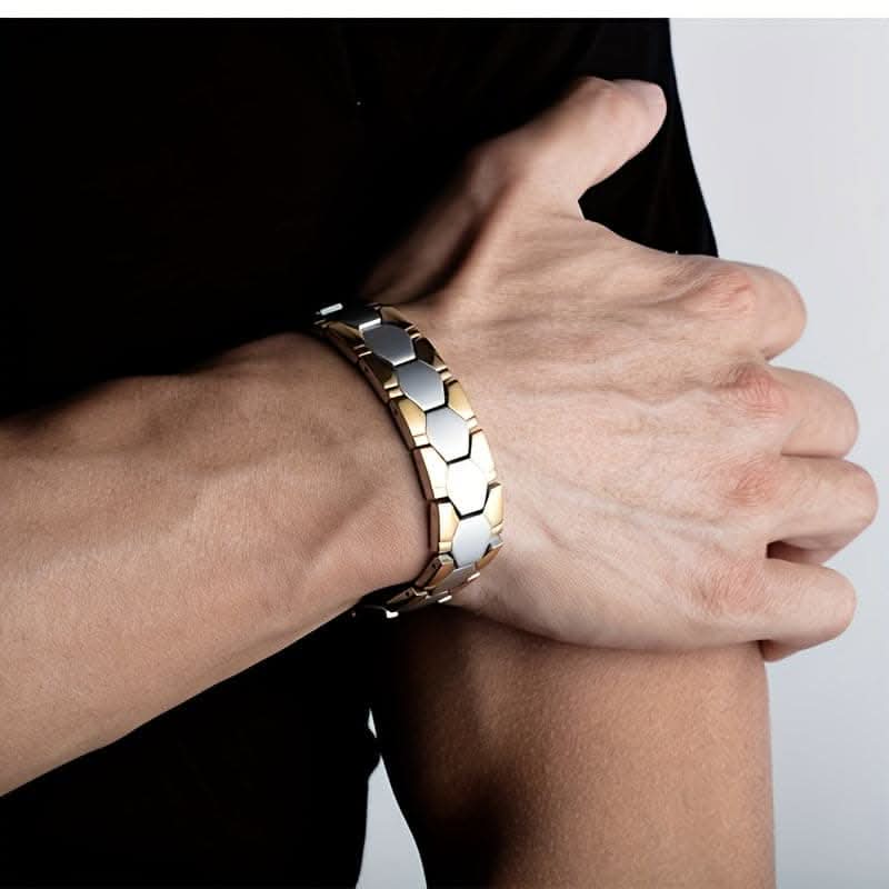 4-in-1 Boho Alloy Titanium Steel Bracelet – Waterproof & Stylish
