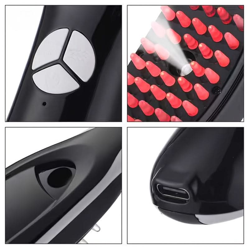 Rechargeable Electric Scalp Massager Comb